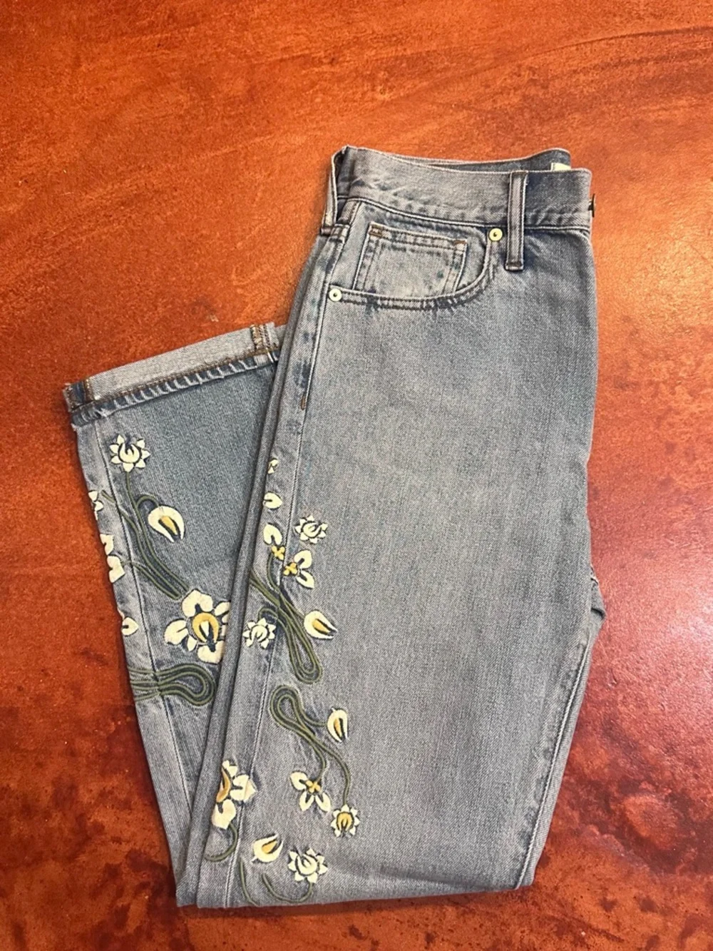 Madewell The Perfect Vintage Jean Embroidered Edition Size 26 - Picture 3 of 8